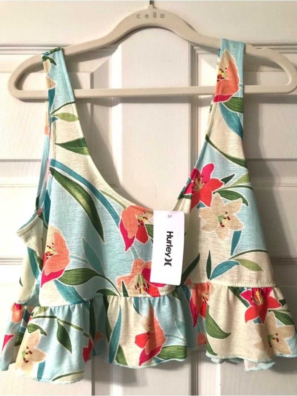 Tropical Flounce Tank. NWT
